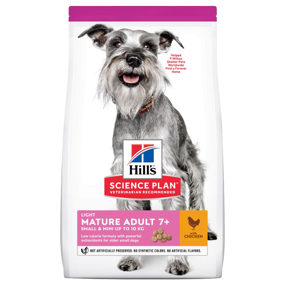Hill’s Science Plan Mature Adult 7+ Light Small & Mini with Chicken 2.5kg