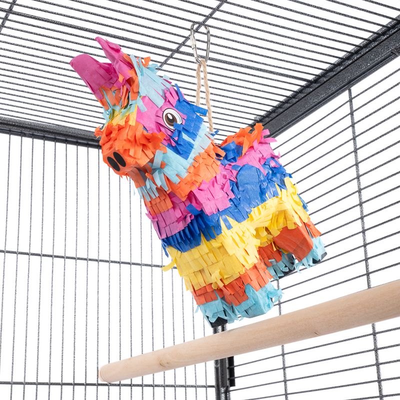 TIAKI Llama Piñata Bird Toy approx. 14 x 6 x 23cm (L x W x H)