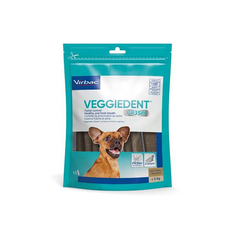 VEGGIEDENT Fresh for dogs 15 x 9 g XS for extra small dogs (< 5 kg)