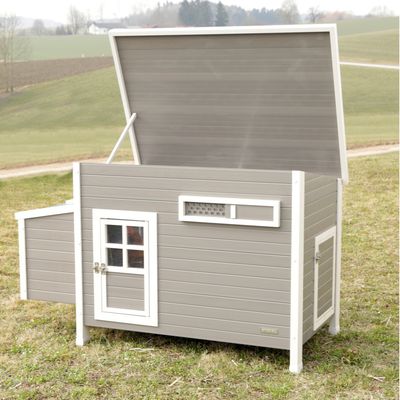 Kerbl Hobbyfarming ECO Plastic Coop Barney for Chickens 137 x 73 x 83cm (L x W x H)