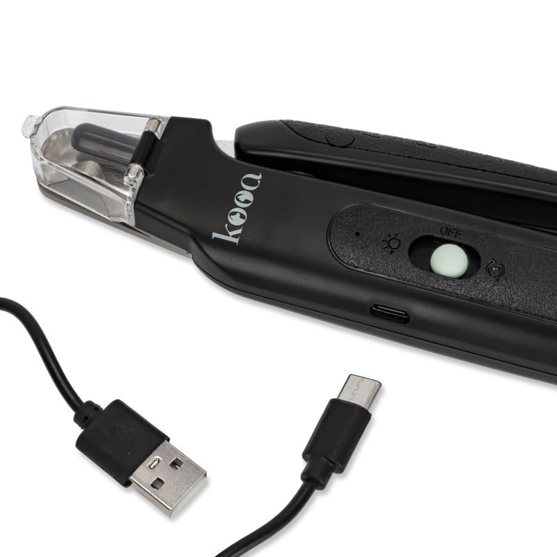 kooa 2-in-1 Claw Clippers & Grinder with LED approx. 20 x 9.9 x 4 cm (L x W x H)