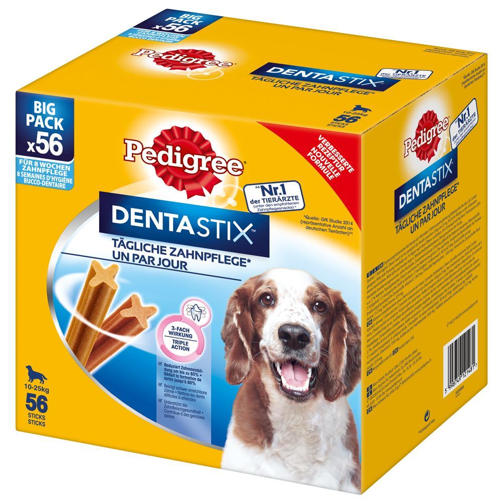 Pedigree Dentastix: 56 Regular & 28 Fresh - Bundle Pack!* Large Dentastix (56 Sticks) & Fresh (28 Sticks)
