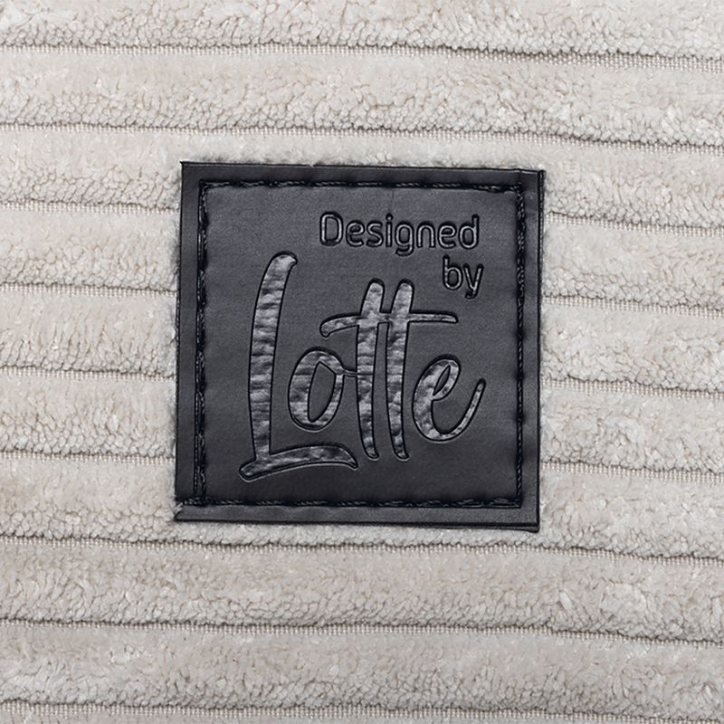 Designed by Lotte Couch Ribbed Cushion - Light Grey approx. 50 x 45 x 13.5cm (L x W x H)