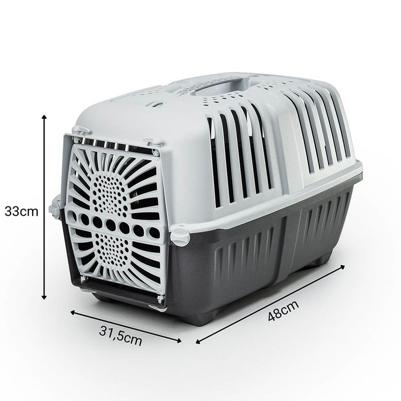 Lionto Transport Box Made of Plastic - Anthracite 31.5 x 48 x 33cm (W x L x H)