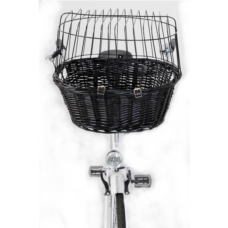 Trixie Bicycle Basket - Black 50 x 35 x 41 cm (L x W x H)