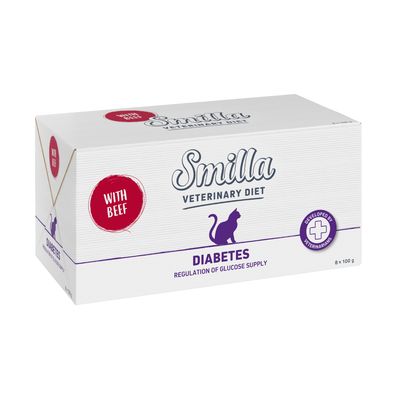 Smilla Veterinary Diet Diabetes 8 x 100g