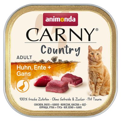 animonda Carny Country Adult 32 x 100g Beef, Lamb and Pheasant