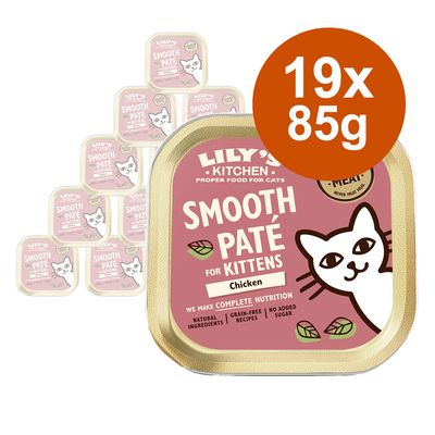 Lily's Kitchen Kitten Smooth Paté Selection 19 x 85g Chicken