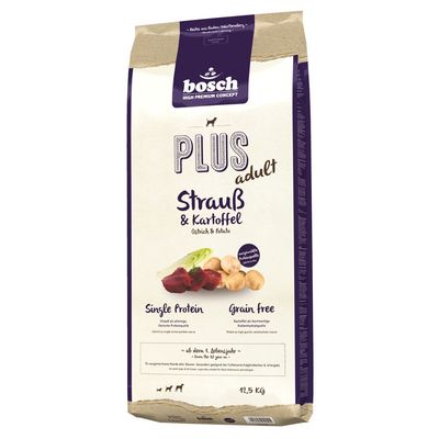 bosch Plus Ostrich & Potato HPC Dry Dog Food 12.5kg