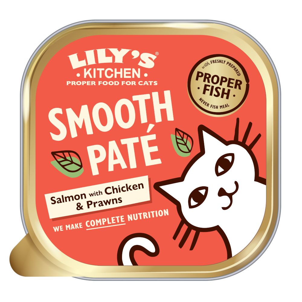 Lily's Kitchen Smooth Paté Selection for Cats 8 x 85g Mixed Pack (4 Varieties)