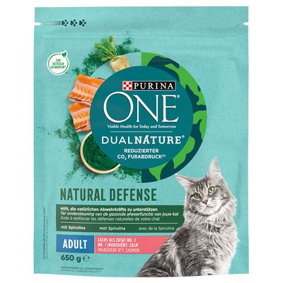 PURINA ONE Dual Nature Adult Salmon with Spirulina 650g