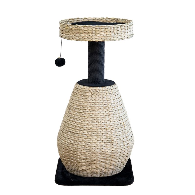 Karlie Water Hyacinth Scratching Post Scuro S black / natural