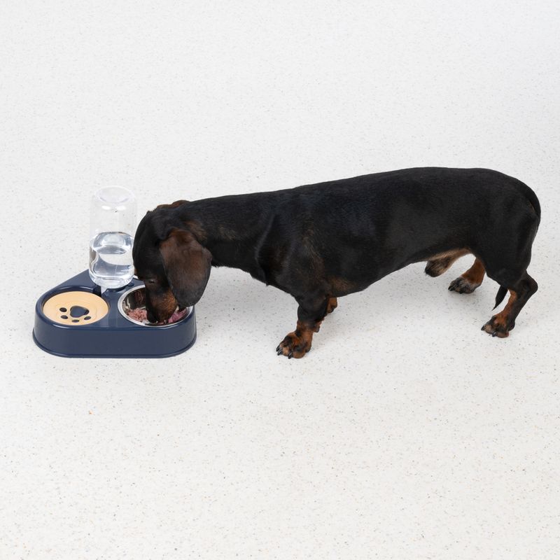 TIAKI Triple Feeder with Water Dispenser 2 x 200ml