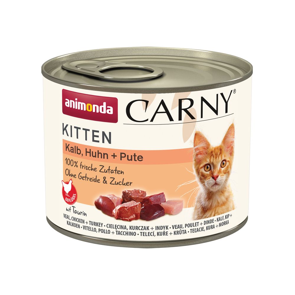 animonda Carny Kitten Saver Pack 24 x 200g Baby Paté