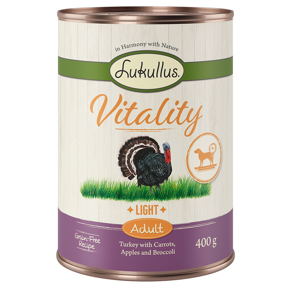 Lukullus Vitality Light: Turkey (Grain-Free) 6 x 400g
