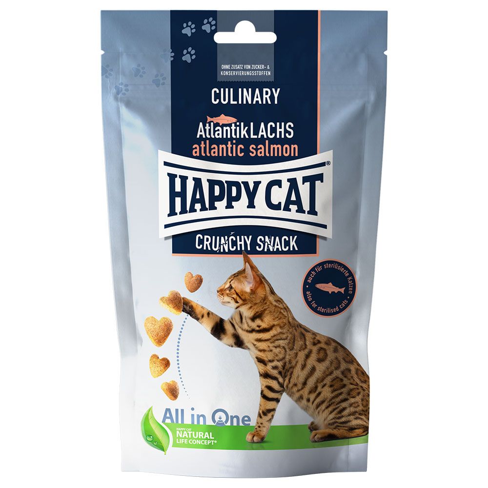 Happy Cat Culinary Crunchy Snack Atlantic Salmon 70 g