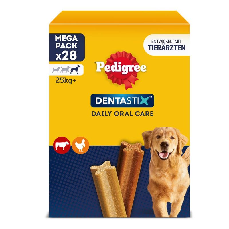 Pedigree Dentastix - Daily Oral Care for Large Dogs (>25kg) 28 Sticks