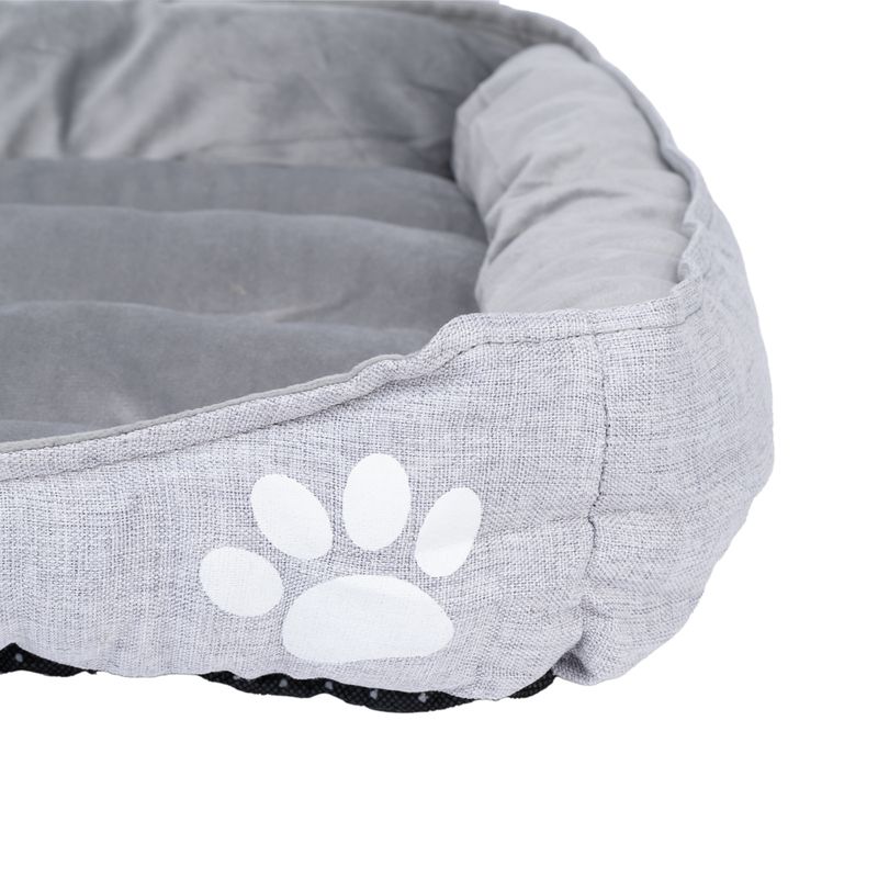 TIAKI Basic Cuddle Bed - Grey Size S: 50 x 45 x 12 cm (L x W x H)
