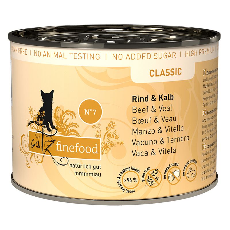 catz finefood Can 6 x 200g Game