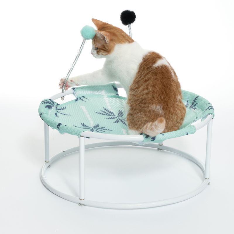 TIAKI Palm Tree Sun Lounger with Pompoms diameter 45 x (H) 19 cm