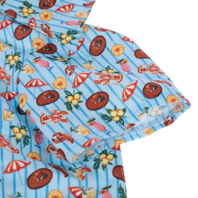 TIAKI Hawaiian Shirt for Dogs approx. 35cm Back Length