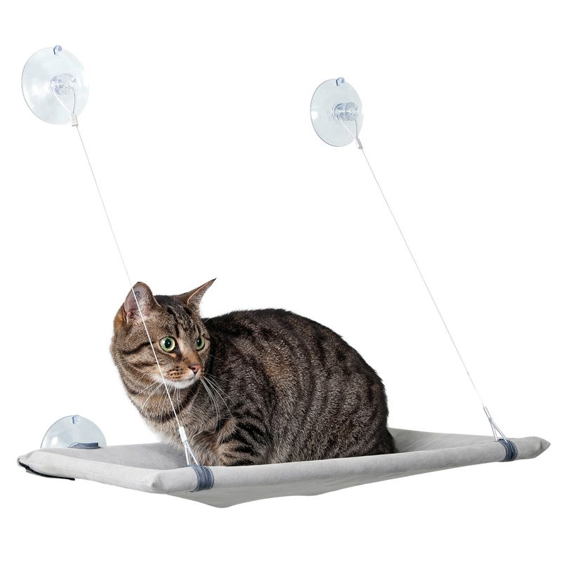 Karlie Window Bed - Grey 51.5 x 31 x 2.5 cm (L x W x H)