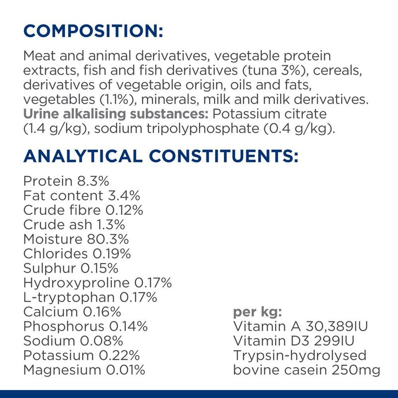 Hill's Prescription Diet c/d Multicare Stress Stew with Tuna & Vegetables 24 x 82g