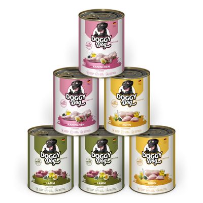 Doggy Dog Adult Saver Pack 24 x 800g Veal & Duck