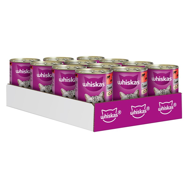 Whiskas 1+ Cans 12 x 400g Salmon in Jelly