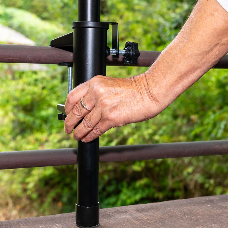 TIAKI Railing Clamp for Telescopic Poles Railing Clamp