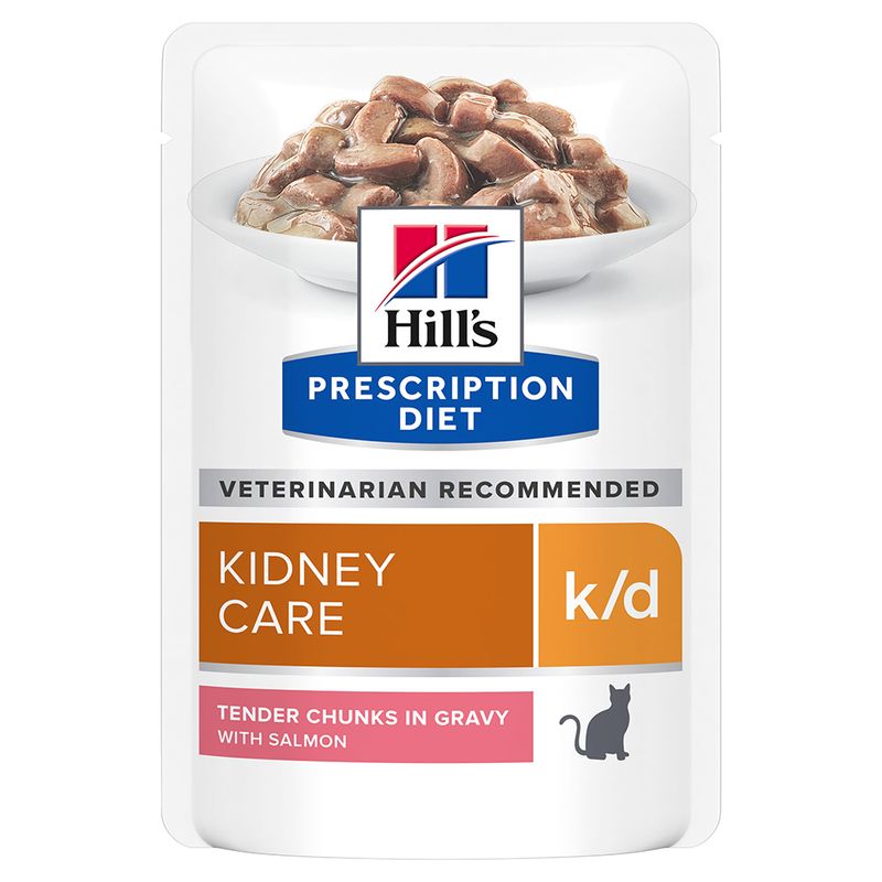 Hill's Prescription Diet Feline k/d Kidney Care 12 x 85g Chicken Pouches