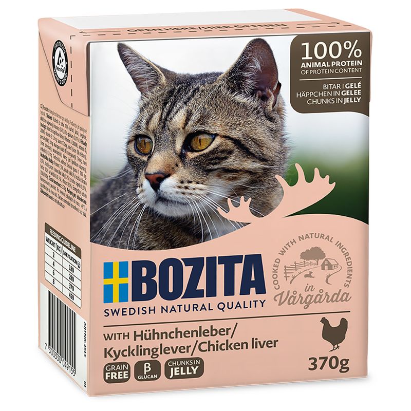 Bozita Chunks in Jelly Saver Pack 18 x 370g Chicken