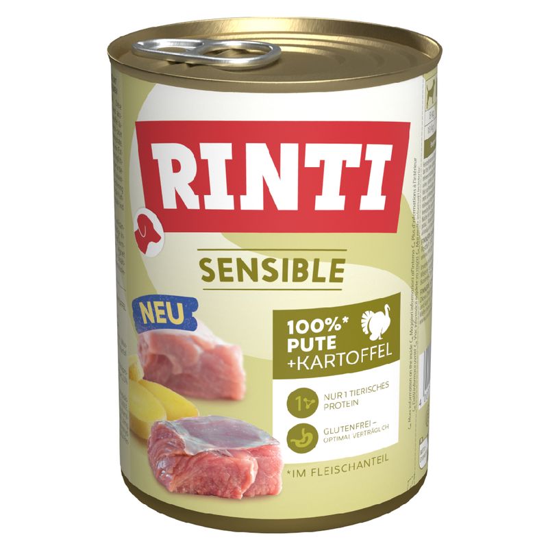 RINTI Sensible 6 x 400g Lamb & Rice