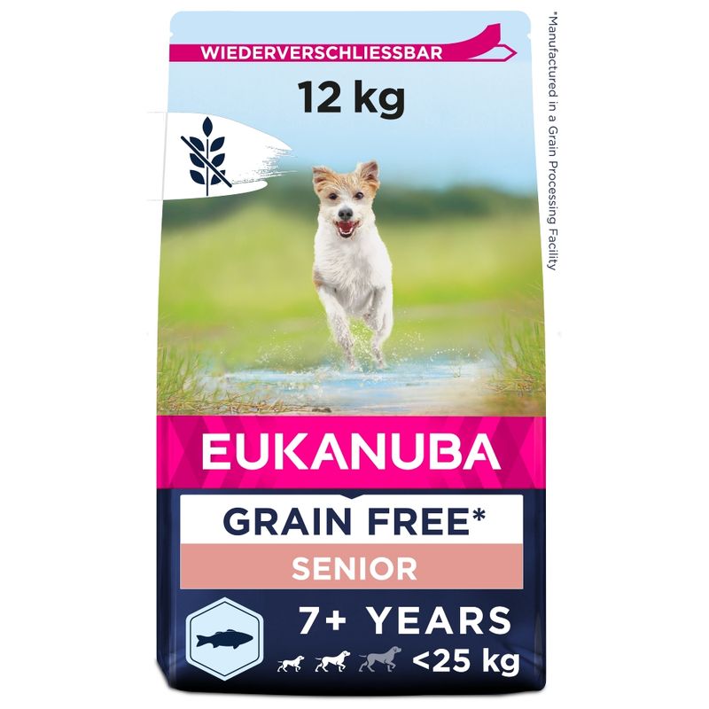 Eukanuba Senior Small & Medium Breed Grain-Free - Ocean Fish 12kg