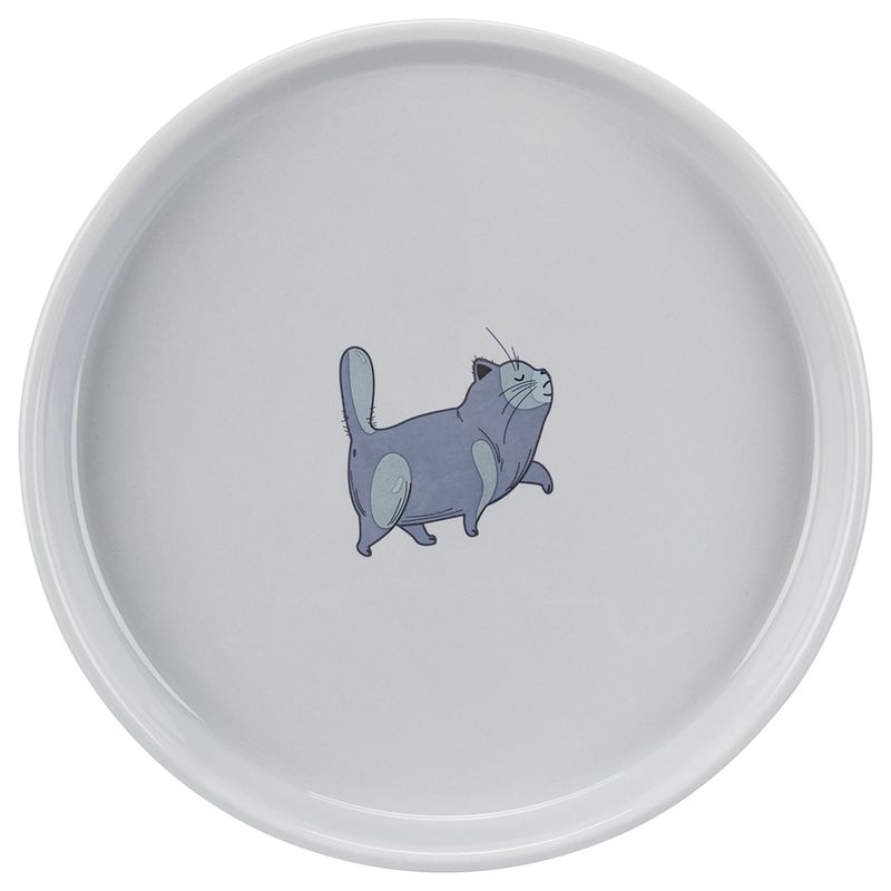 Trixie ceramic bowl flat and wide 600 ml, diameter 23 cm