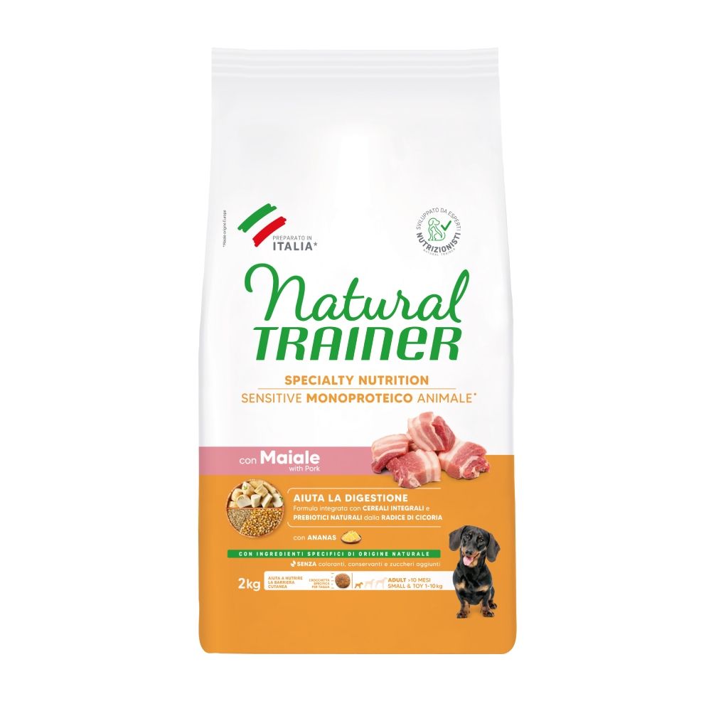 Natural Trainer Sensitive Adult Small & Toy with Pork 2kg