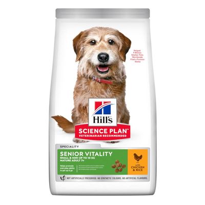 Hill's Science Plan Mature Adult Senior Vitality 7+ Small & Mini with Chicken 1.5kg