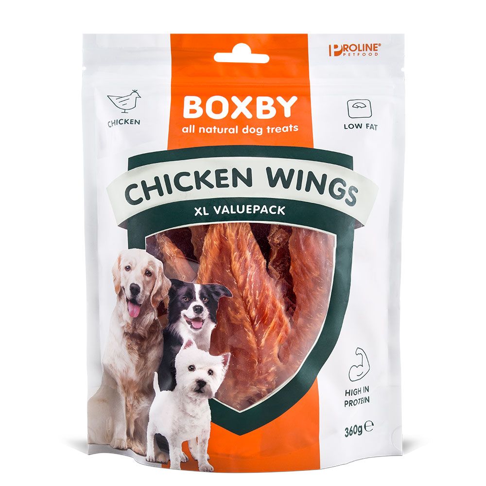 Boxby Dog Snacks Chicken Wings 360g