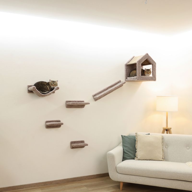 Kerbl Pet Climbing Wall Monte Baldo for Cats Set of 6 parts