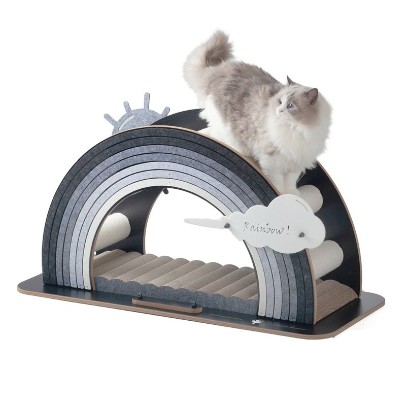 Canadian Cat Company Design Scratching Furniture Rainbow Grey