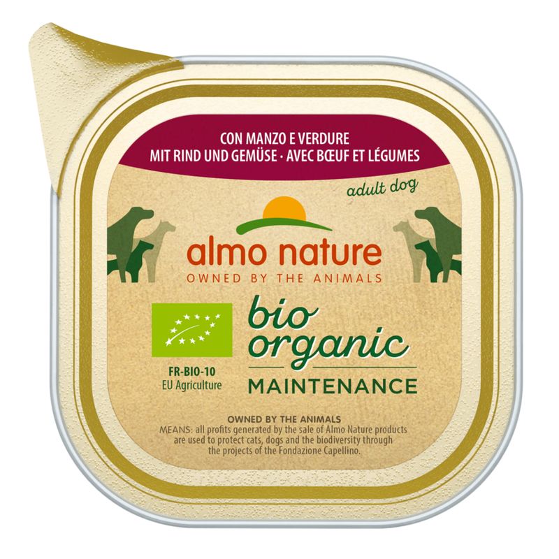 Almo Nature BioOrganic Maintenance 6 x 100g Organic Chicken & Organic Vegetables
