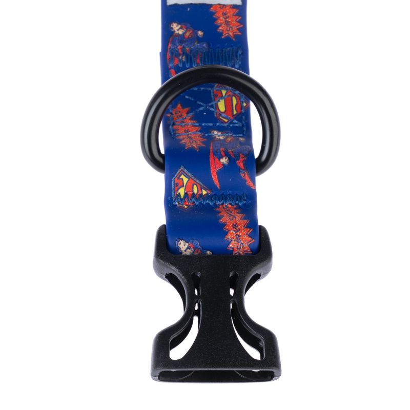DC Superman Collar - Blue Size S: Neck Circumference 25 - 36 cm, Width 20mm