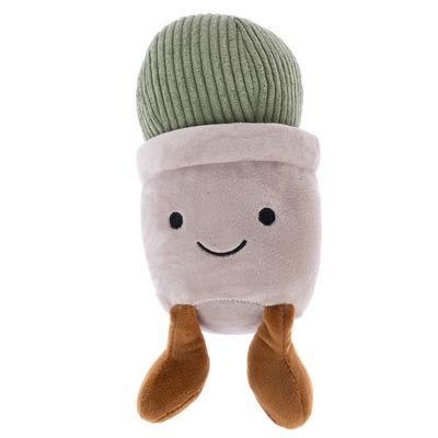 TIAKI Nature Cactus Pot Plush Dog Toy approx. 28 x 11 x 10 cm (L x W x H)