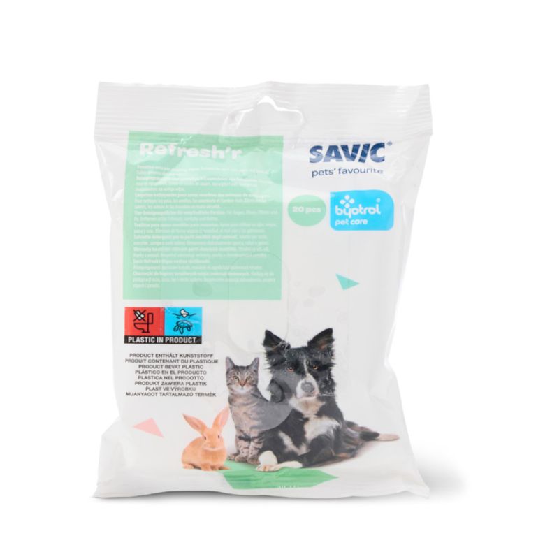 Savic Refresh'r Wipes Sensitive 20 wipes