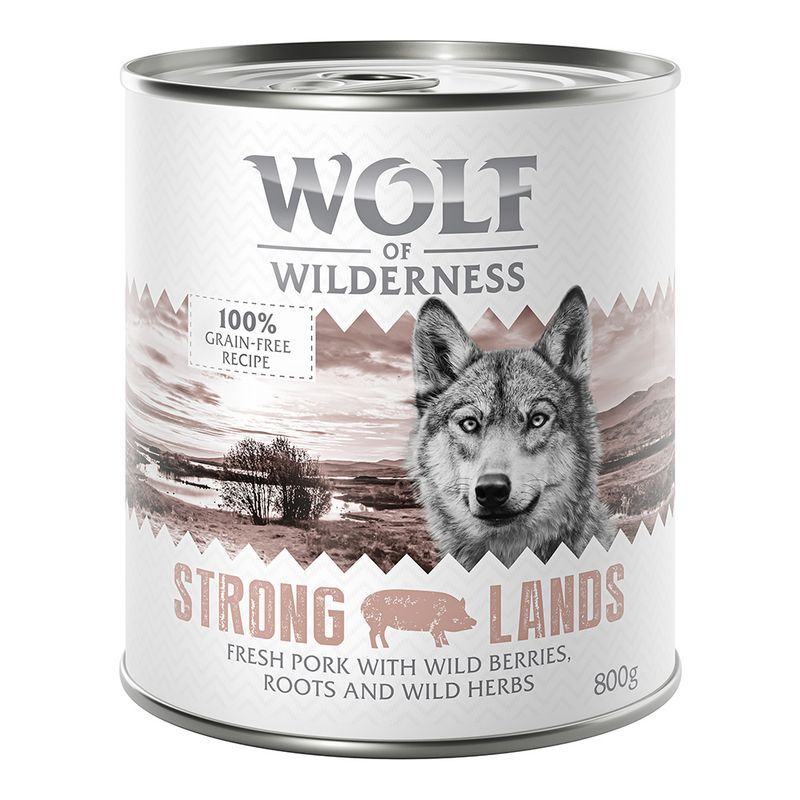 Wolf of Wilderness Adult Single Protein 6 x 800g Mixed Pack (3 Varieties)