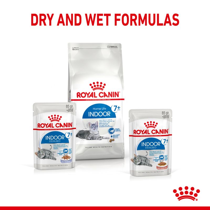 Royal Canin Indoor Sterilised 7+ in Gravy 12 x 85g