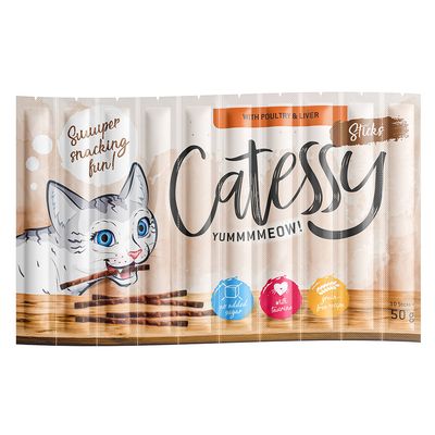 Catessy Sticks 10 x 5g with Poultry & Liver
