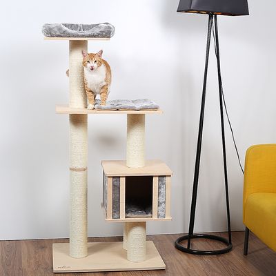 Natural Paradise Nolana Scratching Tree Cream