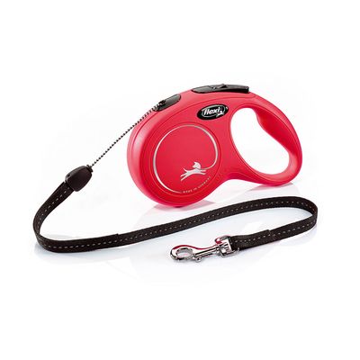 flexi Red New Classic 5m Rope Lead S: up to 12kg
