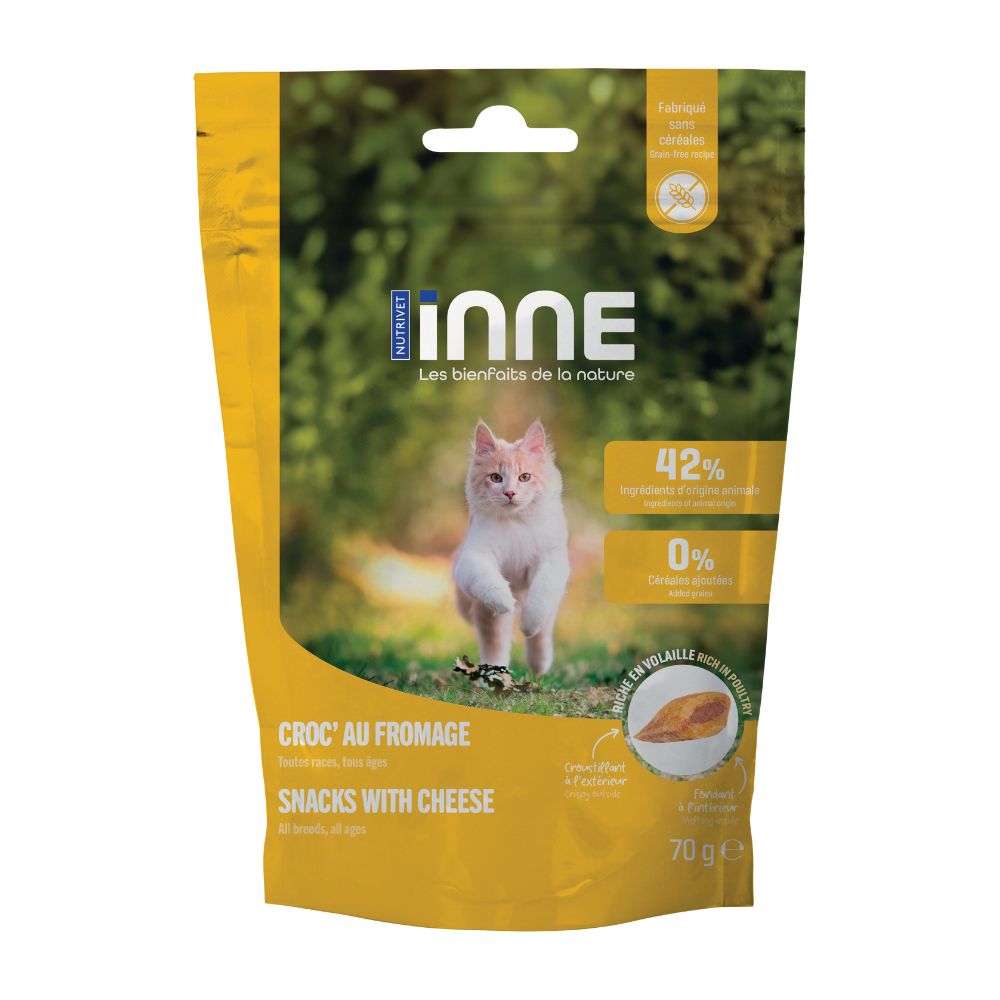 Nutrivet Inne Cat Croc with cheese 70 g